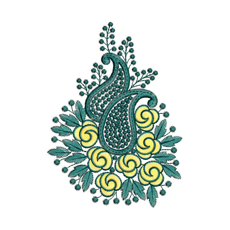 Embroidery Patch For Cotton Dress Materials