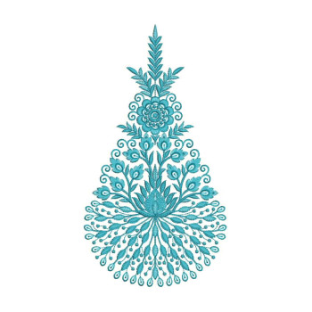 Embroidery Pattern For Bedsheet