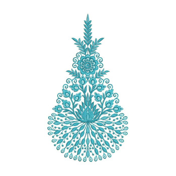 Embroidery Pattern For Bedsheet