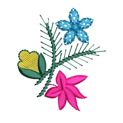 Embroidery Pattern For Dupattas