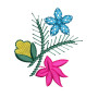Embroidery Pattern For Dupattas