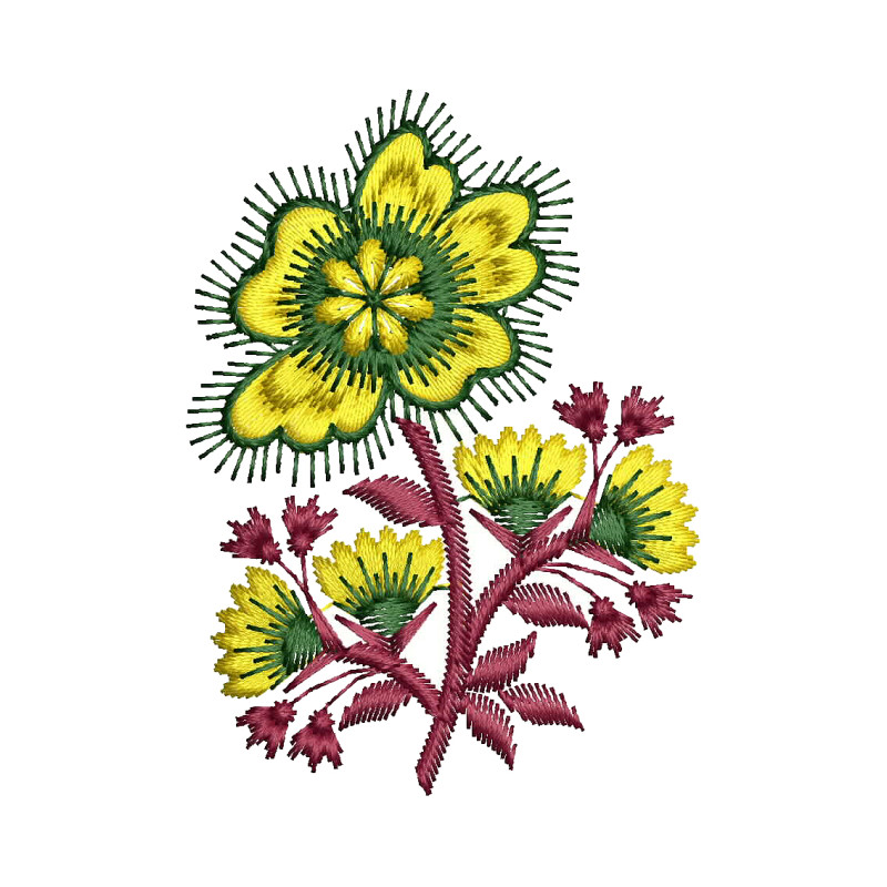 Embroidery Tiny Flowers