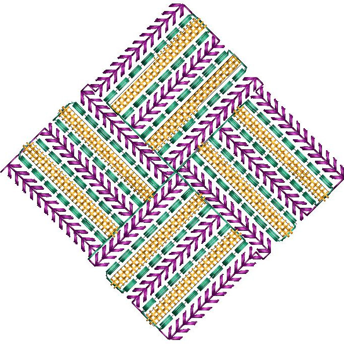 Ethnic Ukrainian Embroidery Pattern