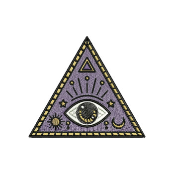 Evil Eye Embroidery Design