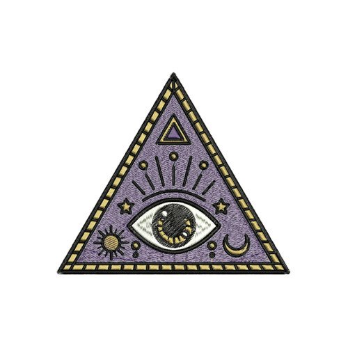 Evil Eye Embroidery Design