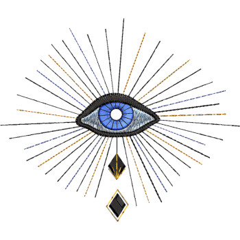 Evil Eye Embroidery Pattern