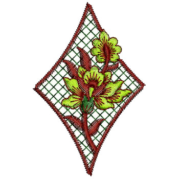 Exclusive Embroidery Applique Design 26139