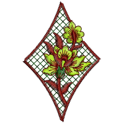 Exclusive Embroidery Applique Design 26139