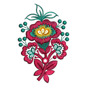 Fancy Butta Embroidery Pattern