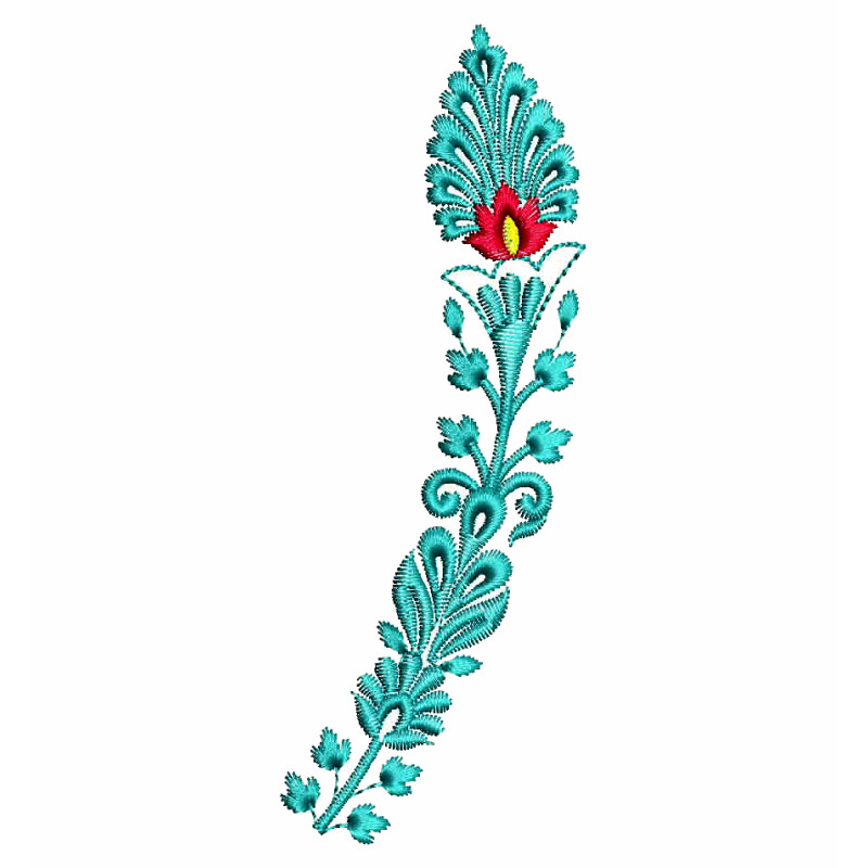 Feather Butta Embroidery Design