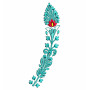 Feather Butta Embroidery Design