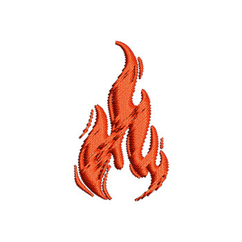 Fire Flame Embroidery Design