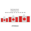 Flag Of Canada Embroidery Design 24890