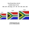 Flag Of South Africa Embroidery Design 24888