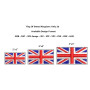 Flag Of United Kingdom Embroidery Design 24891