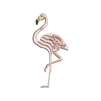 Flamingo Embroidery Design