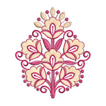 Floral Design Embroidery