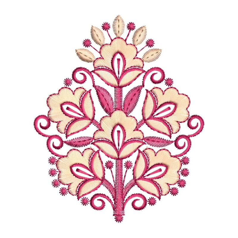 Floral Design Embroidery