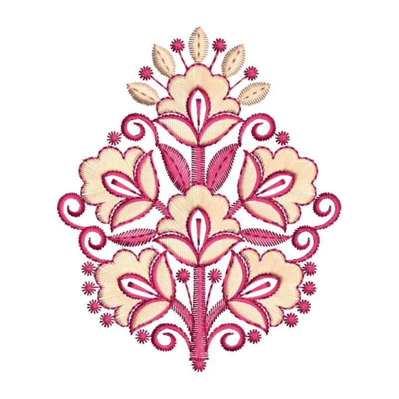 Floral Design Embroidery