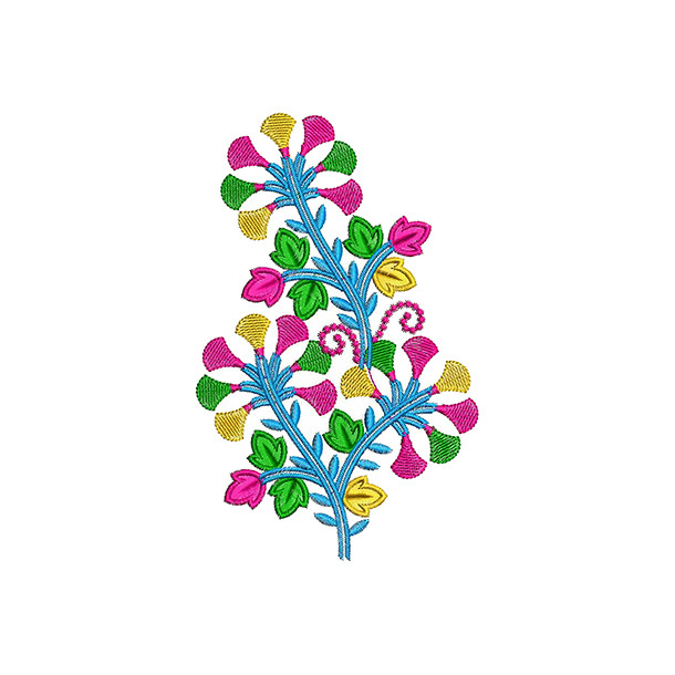 Floral Embroidery For Abaya Sleeves