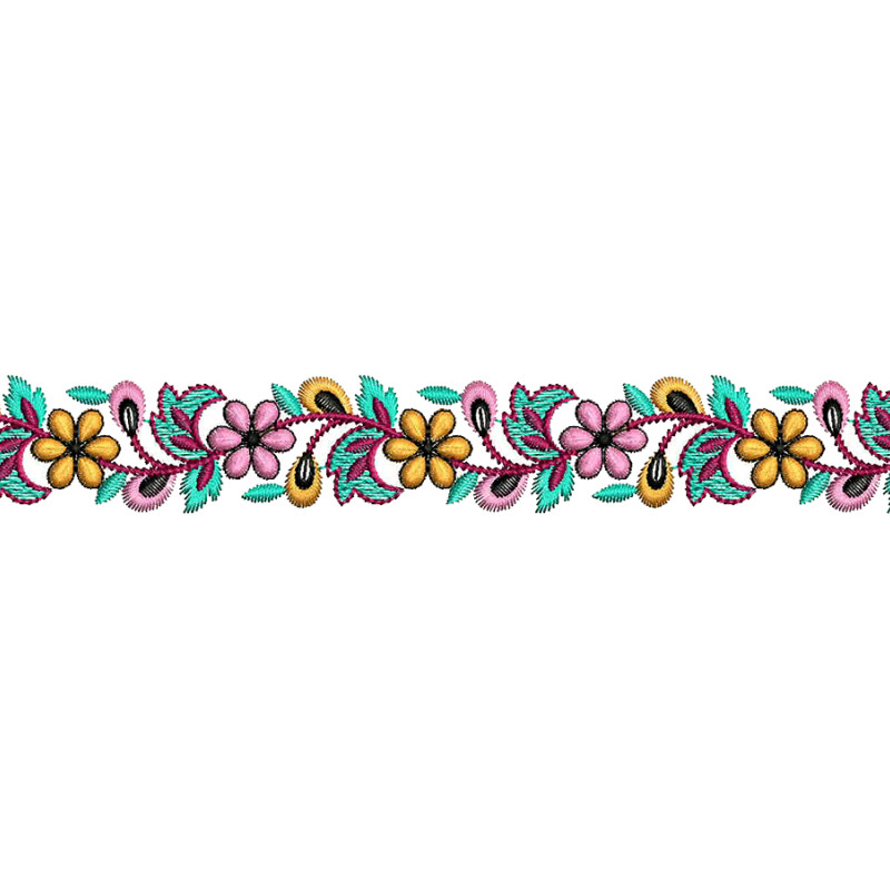 Floral Embroidery Lace For Sleeves