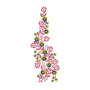 Floral Embroidery Pattern For Curtains