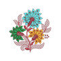 Floral Machine Embroidery Design