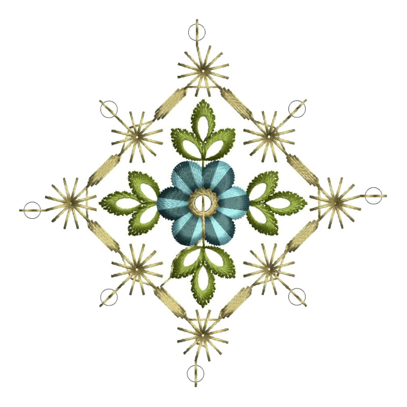 Floral Motifs For Embroidery