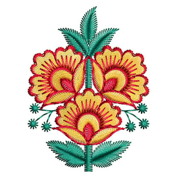 Flourish Embroidery Applique