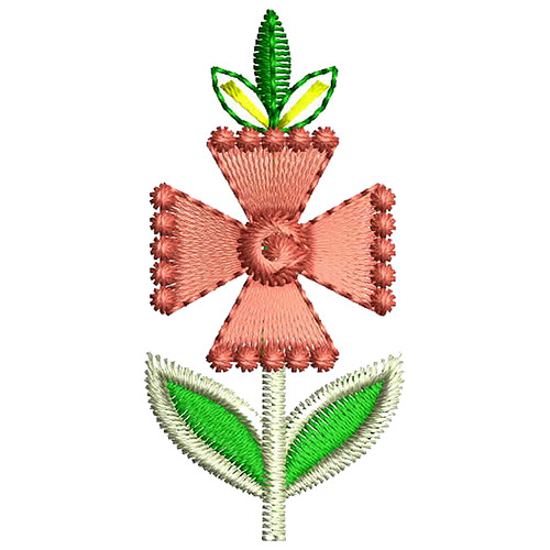 Flower Embroidery Design For Face Mask