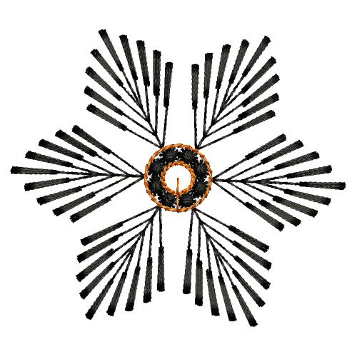 Flower Embroidery Design For Sarees 26202