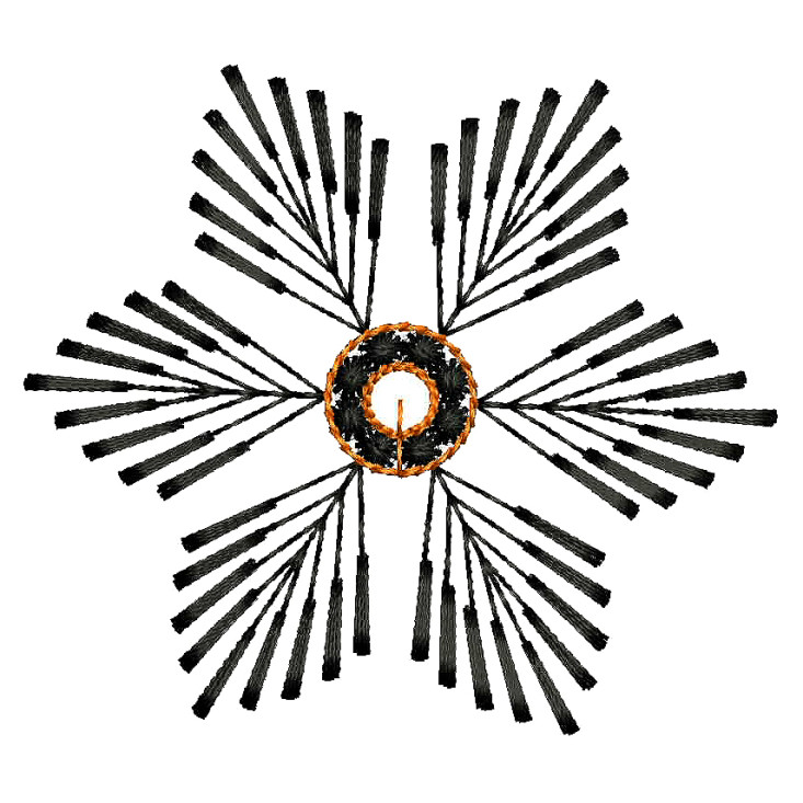 Flower Embroidery Design For Sarees 26202