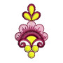 Flower Embroidery Patch Pattern