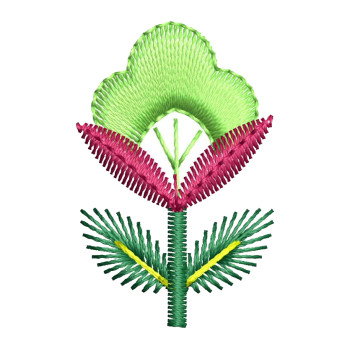 Flower Handkerchief Embroidery Design