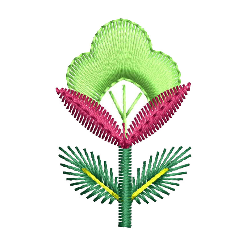 Flower Handkerchief Embroidery Design