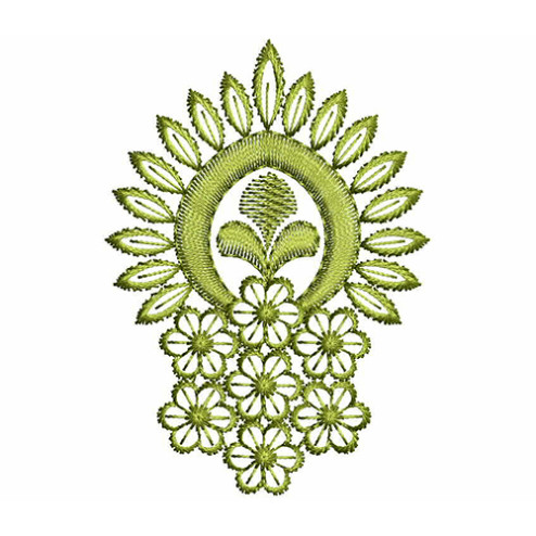 Flower Jumka Bunch Embroidery