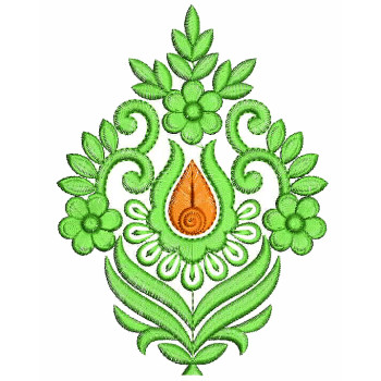 Flower Machine Embroidery Design 25565