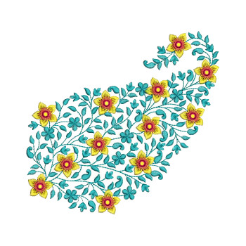 Flower Paisley Embroidery