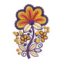 Flower Patch Embroidery Design