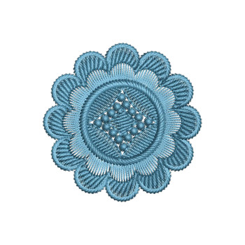 Flower Pattern Embroidery Patch
