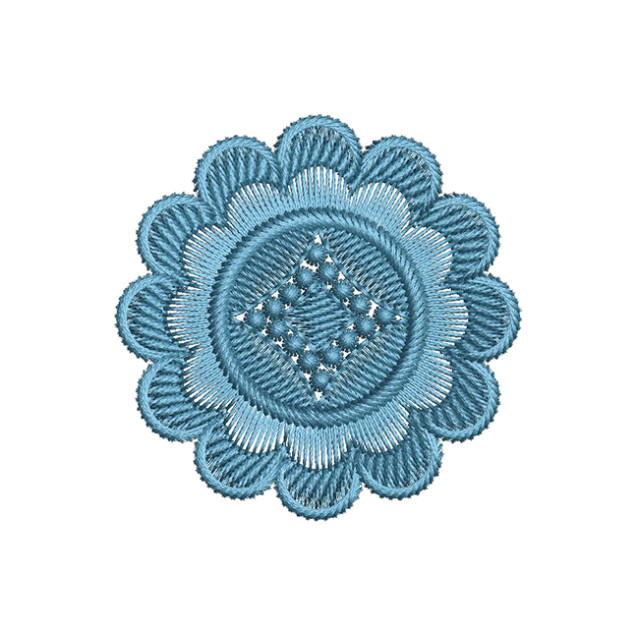 Flower Pattern Embroidery Patch