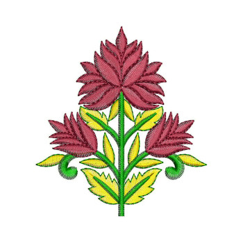 Flower Trio Embroidery