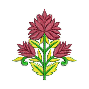 Flower Trio Embroidery