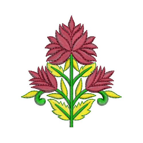 Flower Trio Embroidery