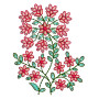 Flower Branch Embroidery Applique