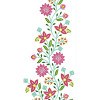 Flowers On A Vine Embroidery Patch