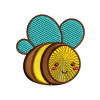 Free Bee Machine Embroidery Design