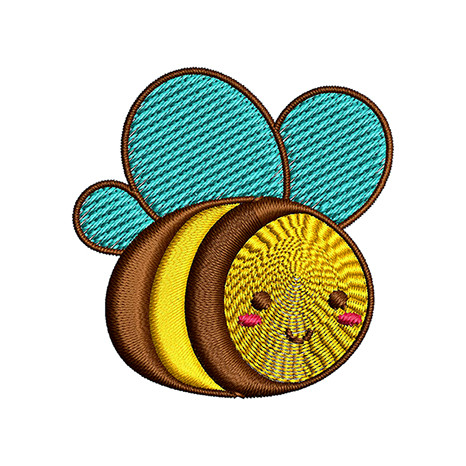 Free Bee Machine Embroidery Design