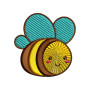 Free Bee Machine Embroidery Design