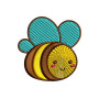 Free Bee Machine Embroidery Design